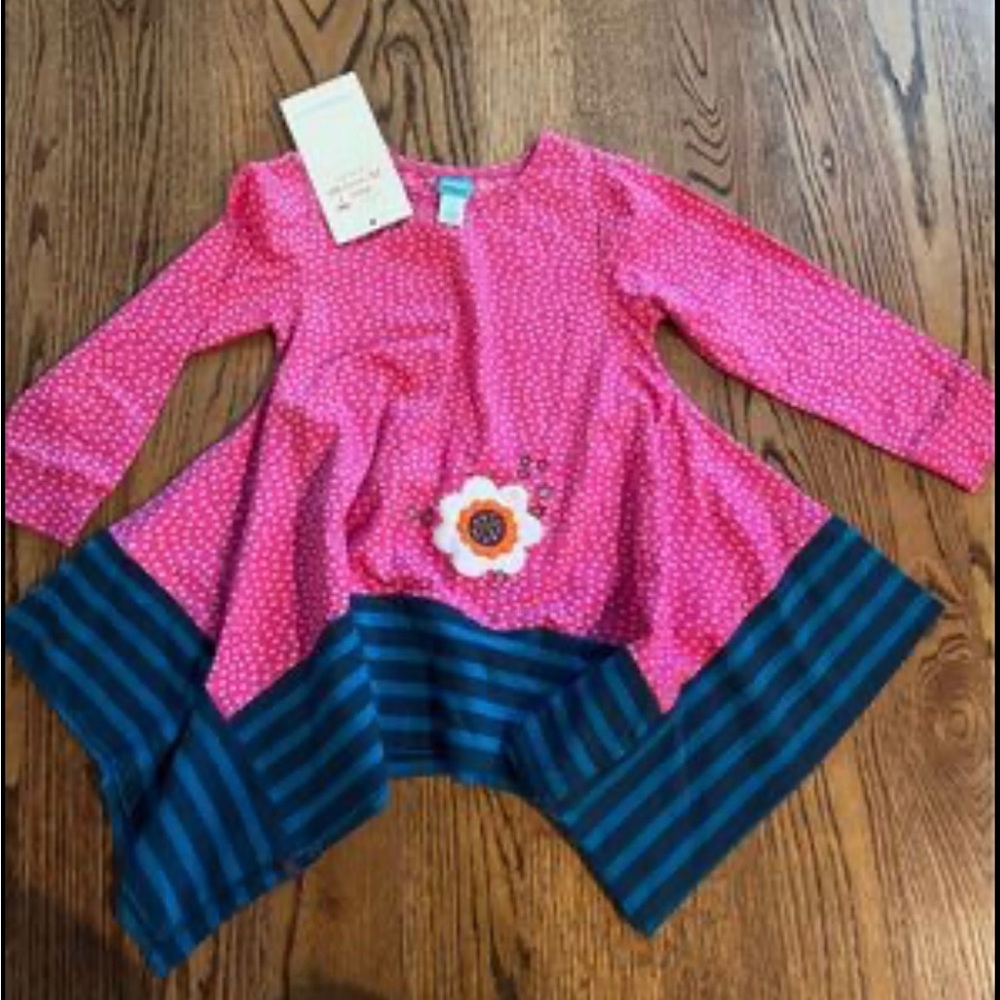 NEW Boutique Handkerchief hem dress, 4T